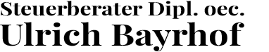 Logo Steuerkanzlei Bayrhof